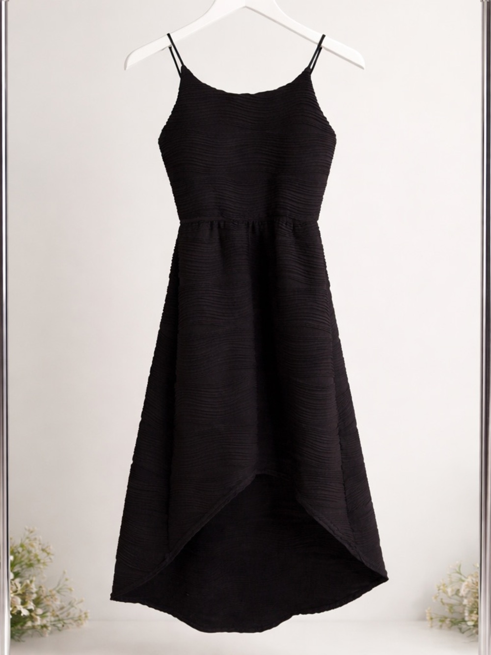 INC International Concepts Black High-Low Dress